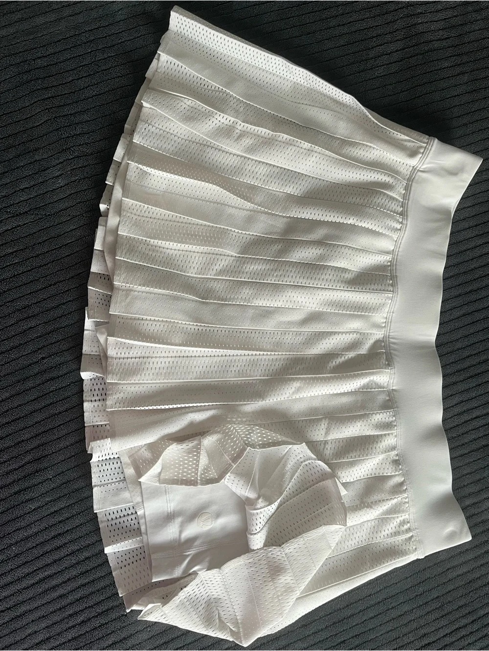 Pleated Open-Knit High-Rise Tennis Skirt | Lululemon | Size 14